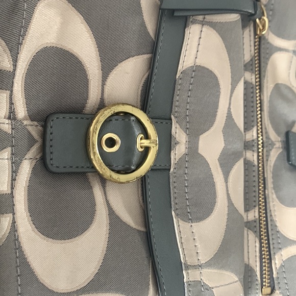 Authentic monogram Coach Purse - Picture 13 of 15